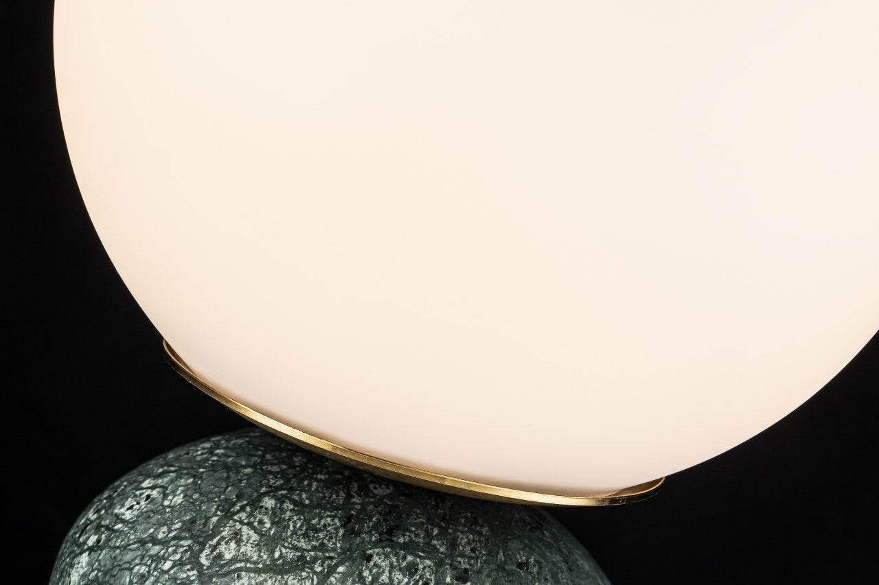 Lampara De Mesa de Marmol Moderna Verde