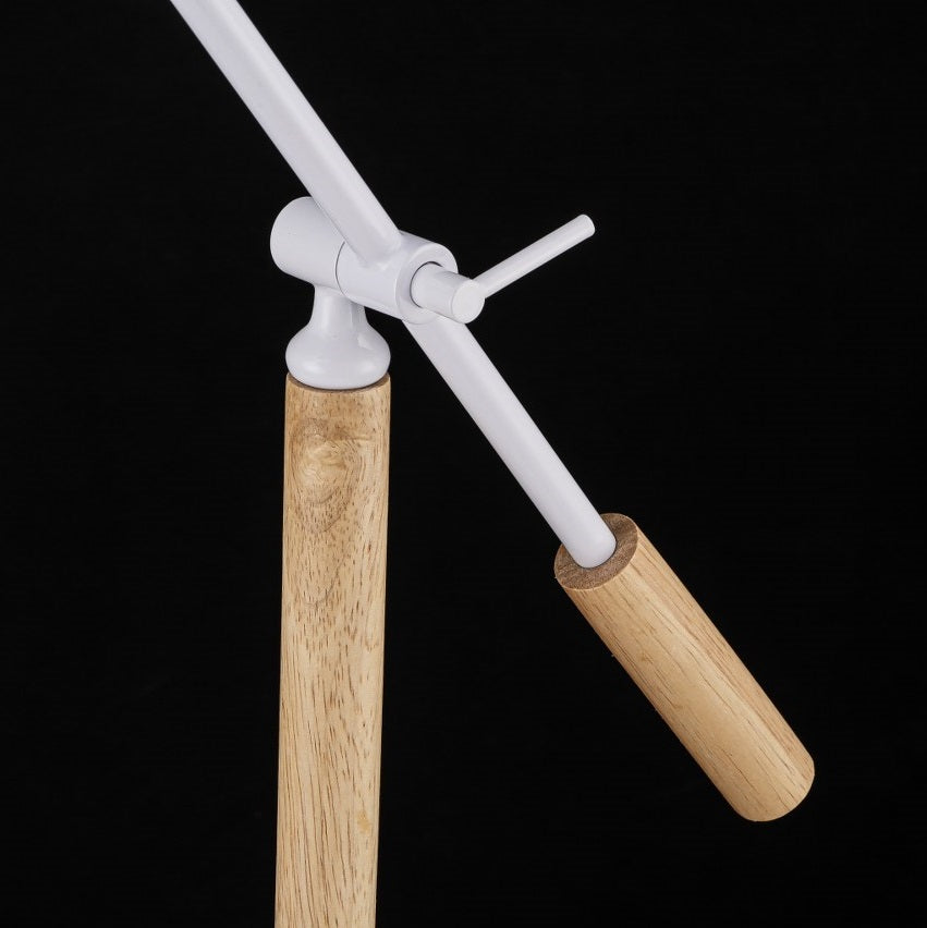 Lampara De Mesa Estilo Nordico E27 Blanco