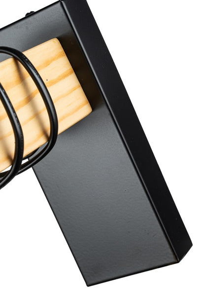 Aplique de pared negro NORTE - LP5068-1W