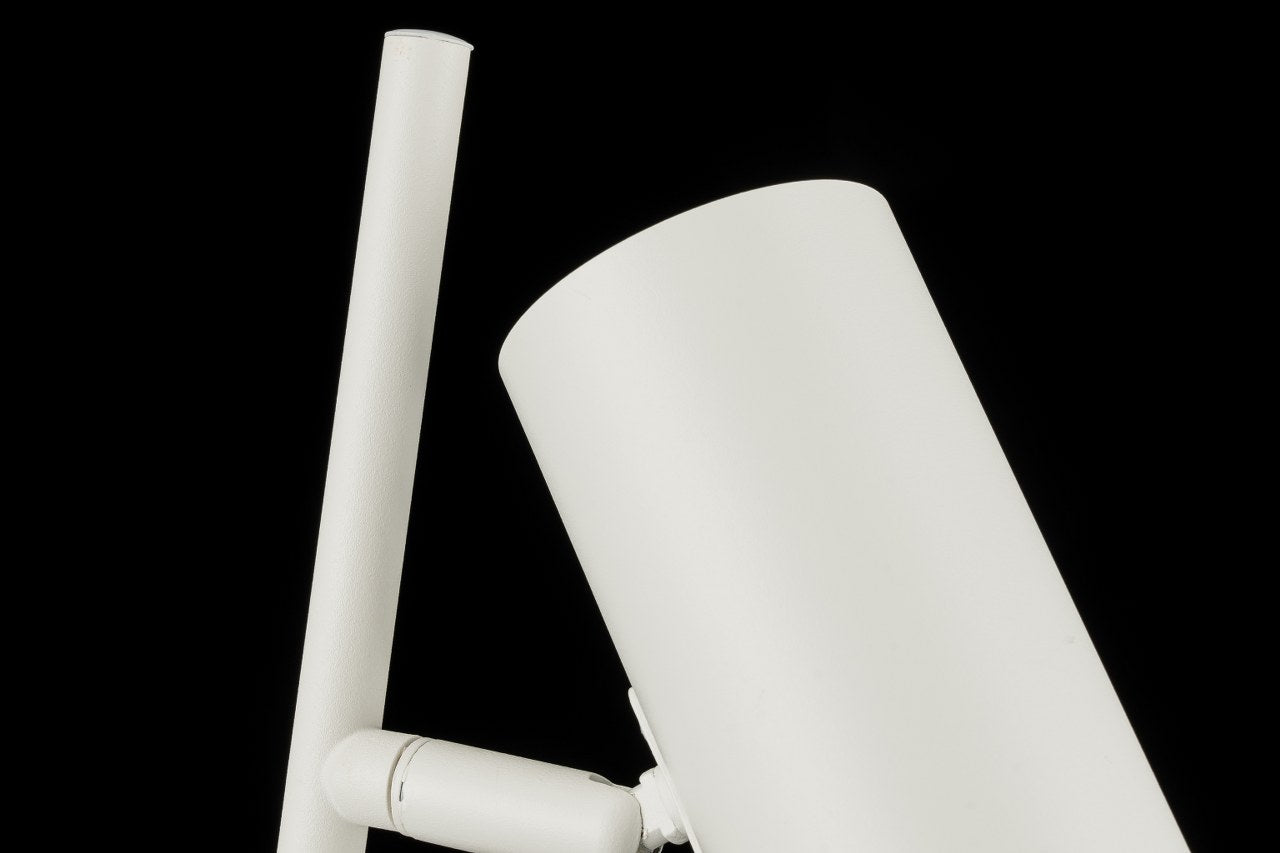 Lampara De Mesa Foco Moderno Blanco