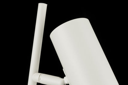 Lampara De Mesa Foco Moderno Blanco