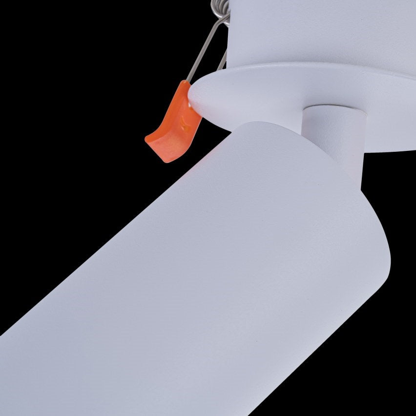 Foco orientable empotrado con LED de color Blanco