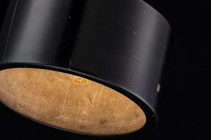 Lampara Colgante De Marmol Con Bombilla E27 Negro