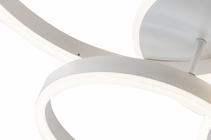 Lampara 4 Aros Led CCT Regulable Blanco