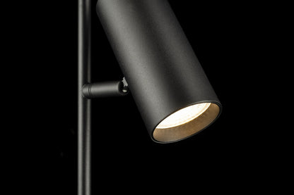 Lampara De Mesa Foco Moderno Negro