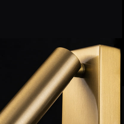 Aplique de lectura dorado