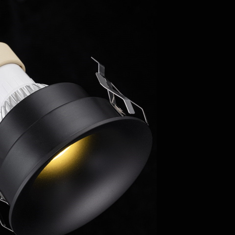 Downlight minimalista moderno Negro