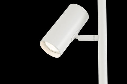 Lampara de Pie Moderna Focos Blanca