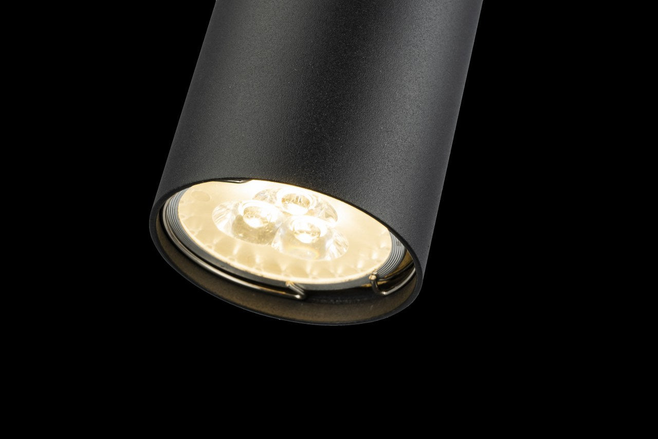 Foco Colgante Moderno GU10 - Negro