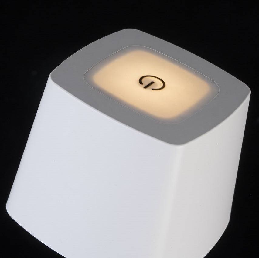 Lampara portátil recargable con led integrado CCT Blanco