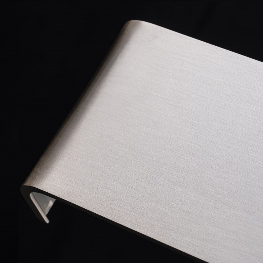 Aplique de pared interior CCT Moderno Minimalista Níquel Satinado