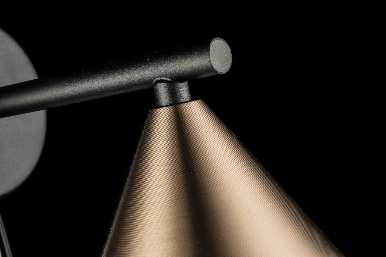 Aplique De Pared Moderno Con Bombilla GU10 Bronce