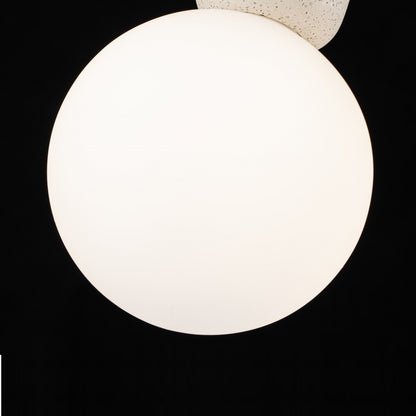 Lampara concrete Blanco