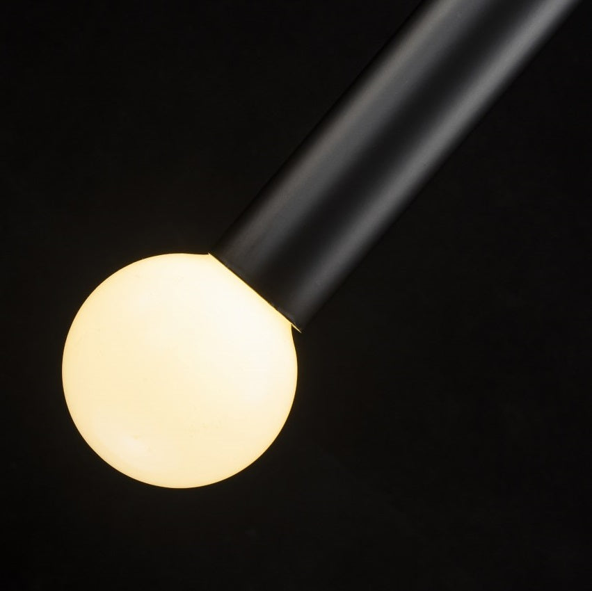 Lampara Colgante tipo foco E27 Negro