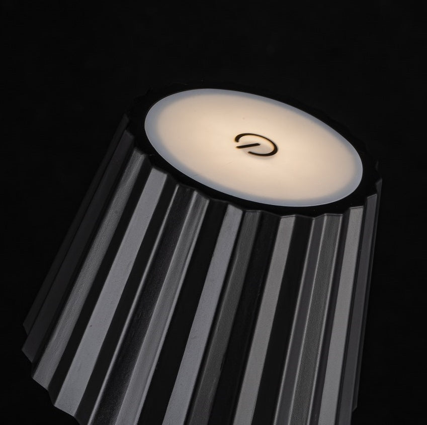 Lampara De Mesa Portatil Con Bateria CCT Negro