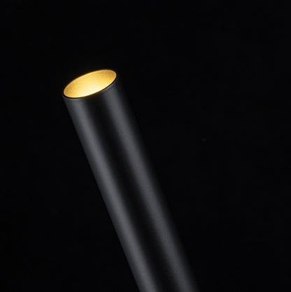 Aplique Pared G9 Doble Bombilla Negro Brillante