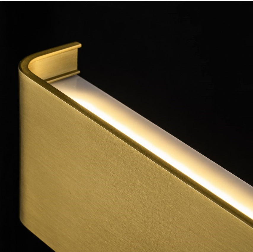 Aplique de pared interior CCT Moderno Minimalista Dorado