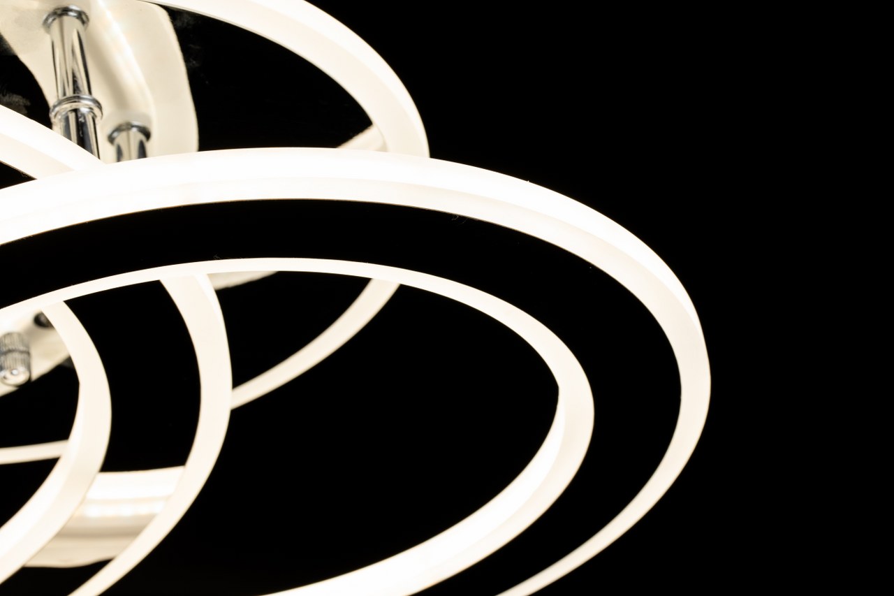 Lampara de techo led 3 Aros Gris