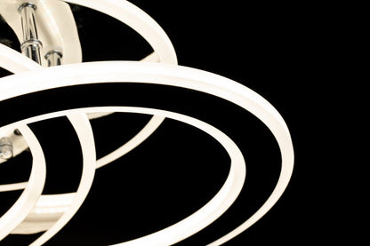 Lampara de techo led 3 Aros Gris