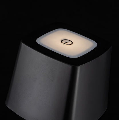 Lampara portátil recargable con led integrado CCT Negro