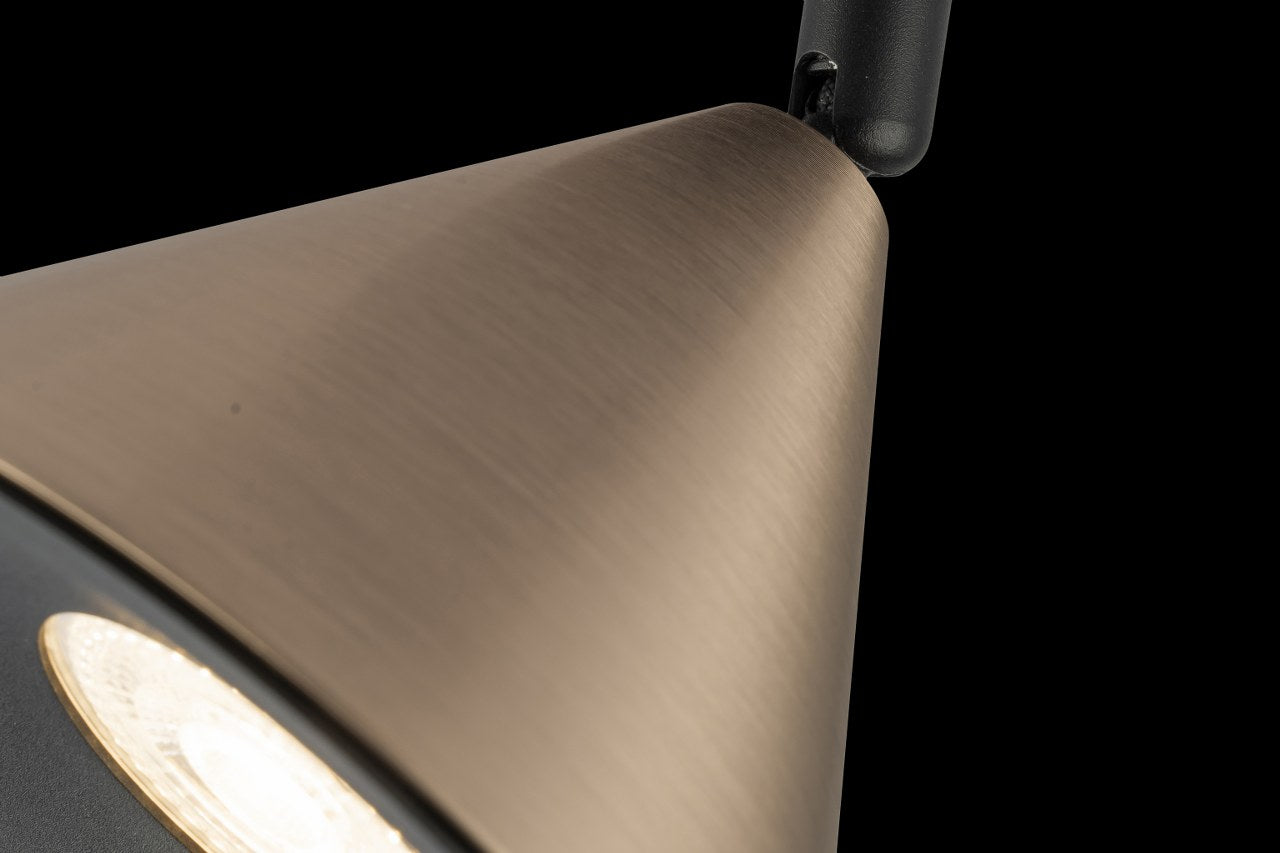 Foco Superficie GU10 Horn Bronce