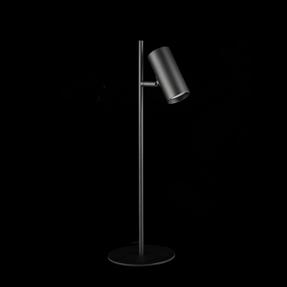 Lampara De Mesa Foco Moderno Negro