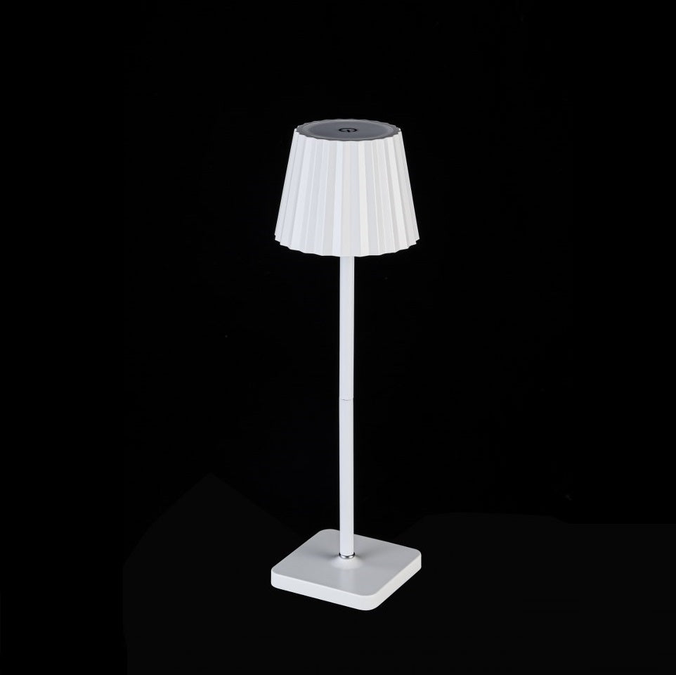 Lampara De Mesa Portatil Con Bateria CCT Blanco