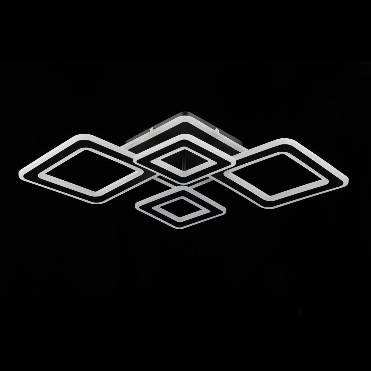 Lámpara de techo con 4 LEDS Negro