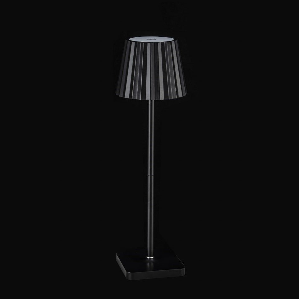 Lampara De Mesa Portatil Con Bateria CCT Negro