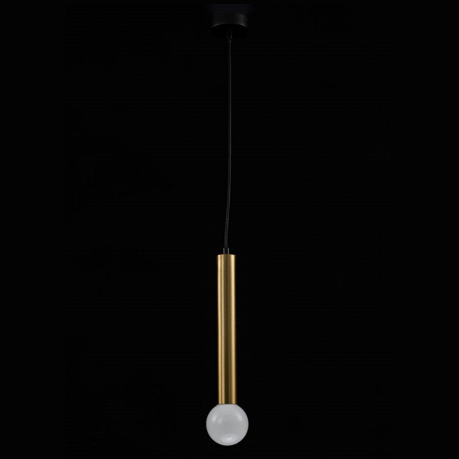 Lampara Colgante tipo foco E27 Dorado