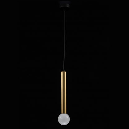 Lampara Colgante tipo foco E27 Dorado