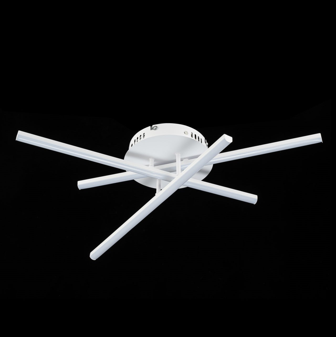 Lampara De Techo Blanca 3 Tiras Led Blanco