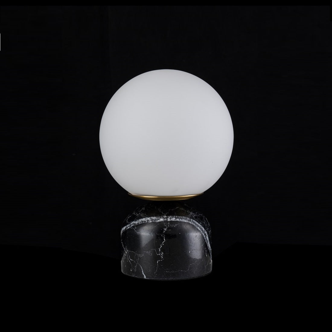 Lampara De Mesa de Marmol Moderna Negro