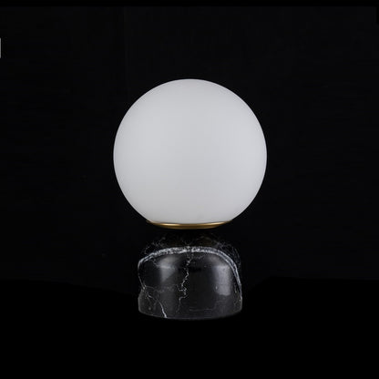 Lampara De Mesa de Marmol Moderna Negro