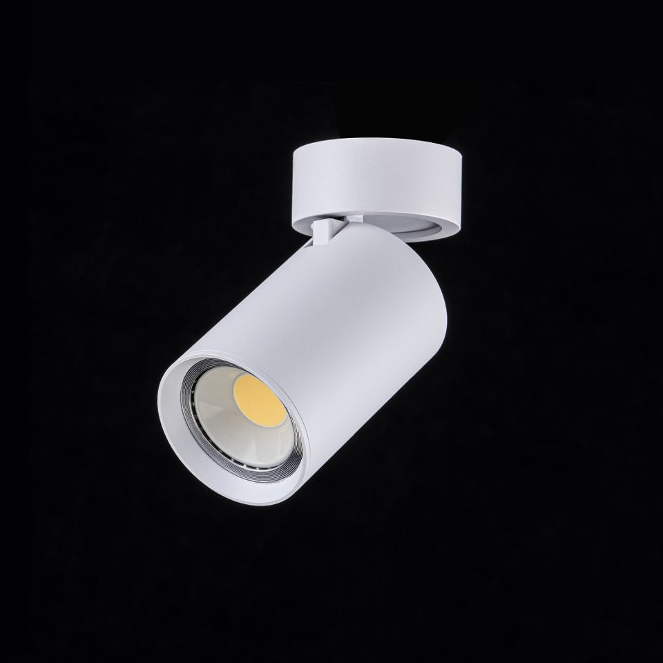 Foco Orientable con bombilla GU10 de color Blanco