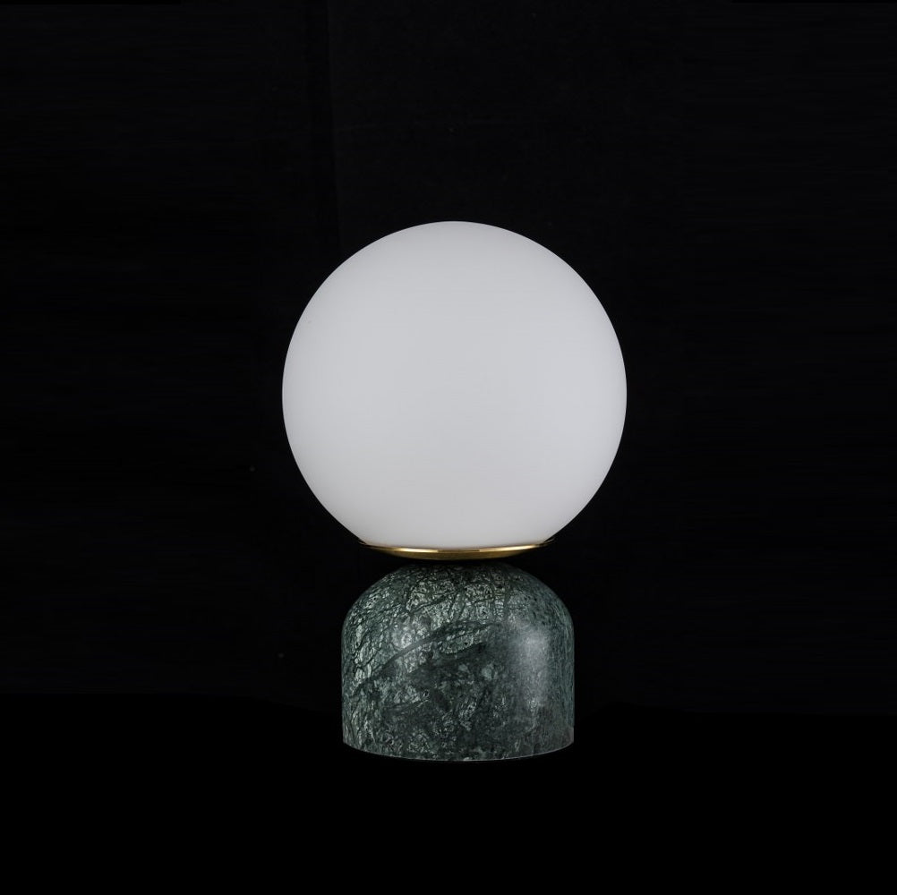 Lampara De Mesa de Marmol Moderna Verde