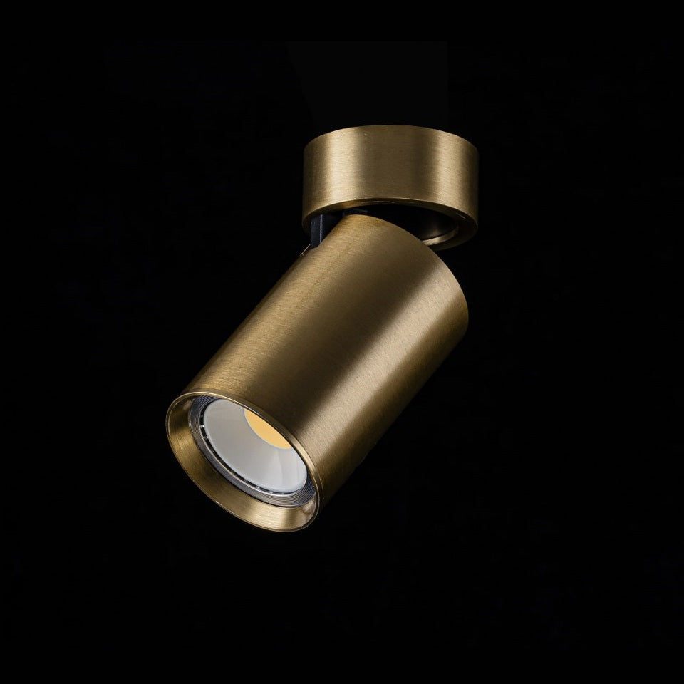 Foco Orientable con bombilla GU10 de color Níquel Satinado