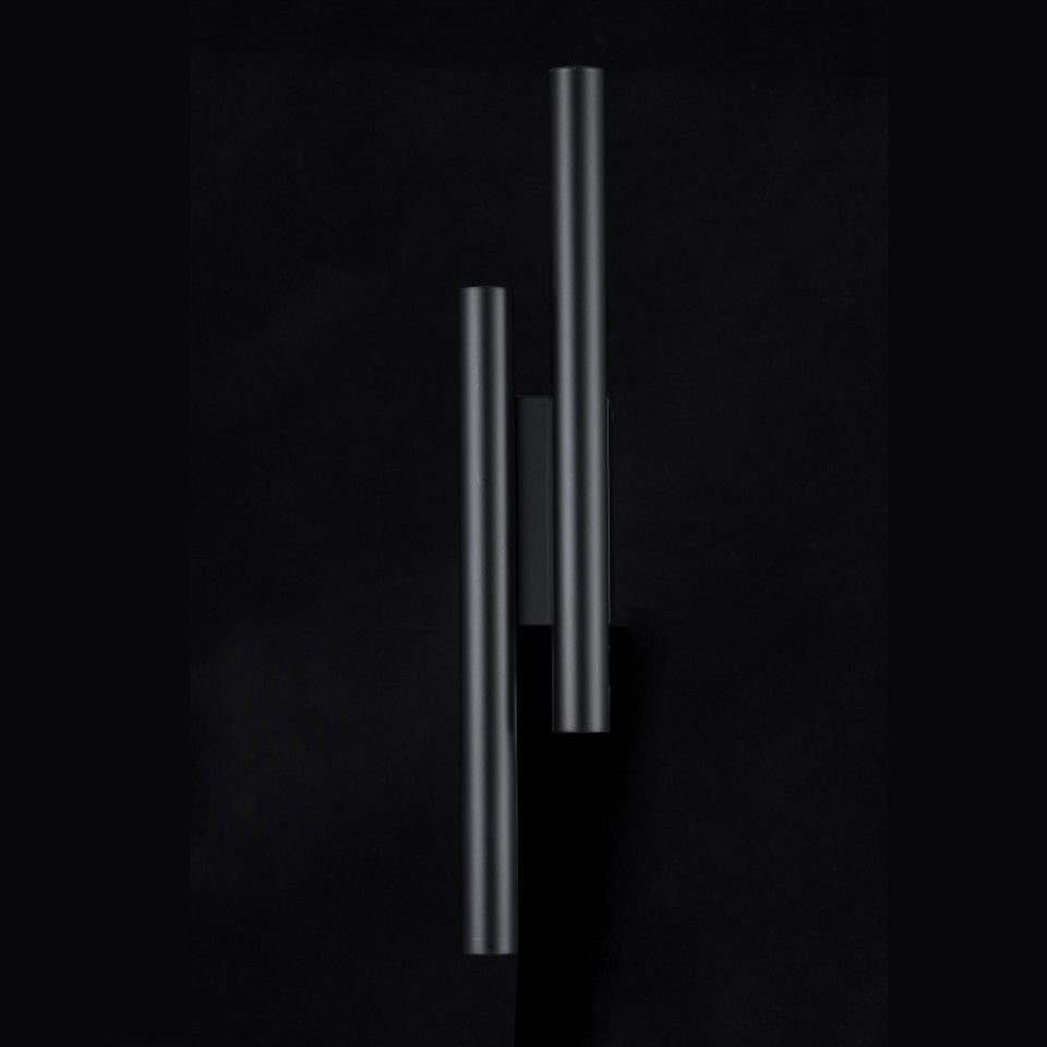 Aplique interior LED 4 bombillas G9 Negro