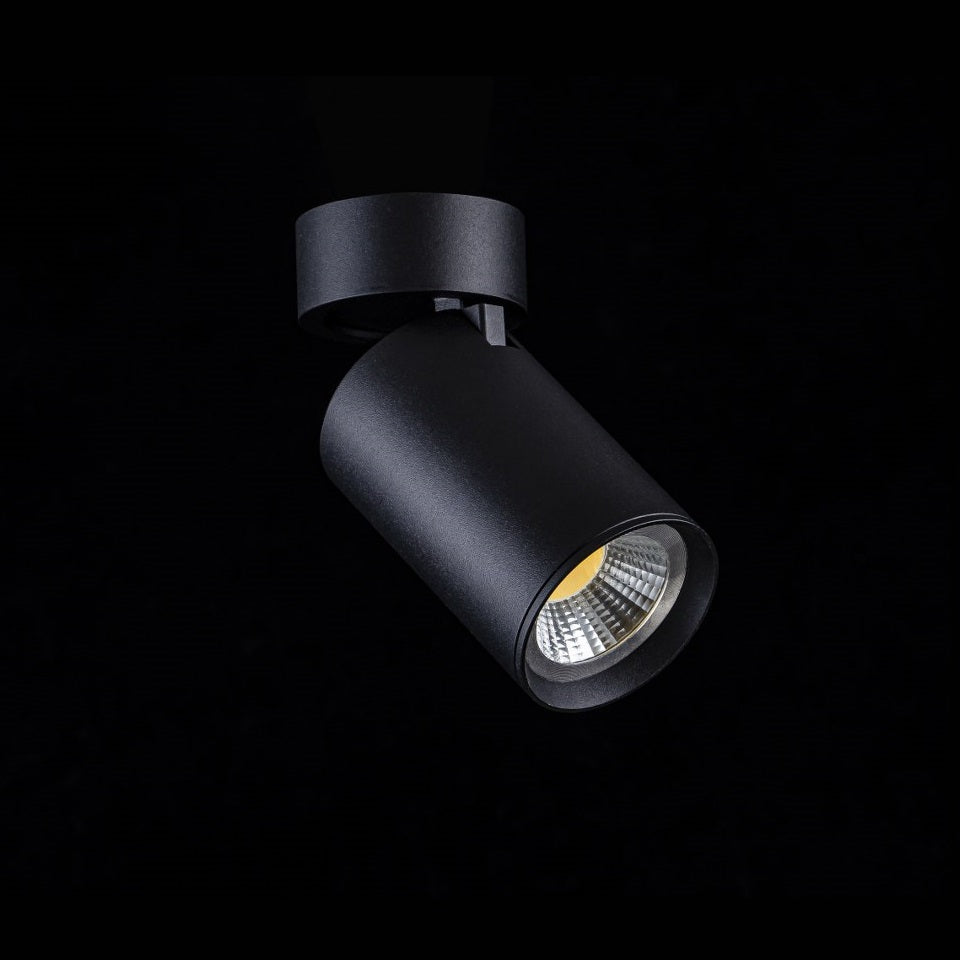 Foco Orientable con bombilla GU10 de color Negro