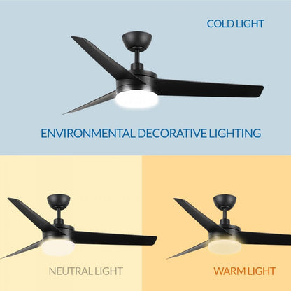 Ventilador de Techo Led Black Curve