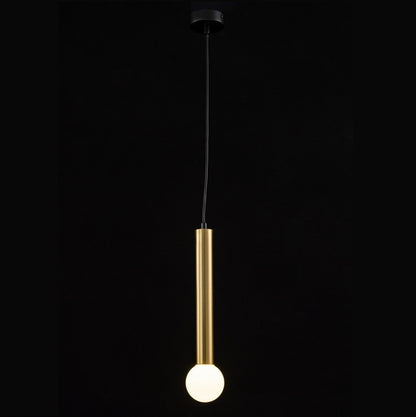 Lampara Colgante tipo foco E27 Dorado