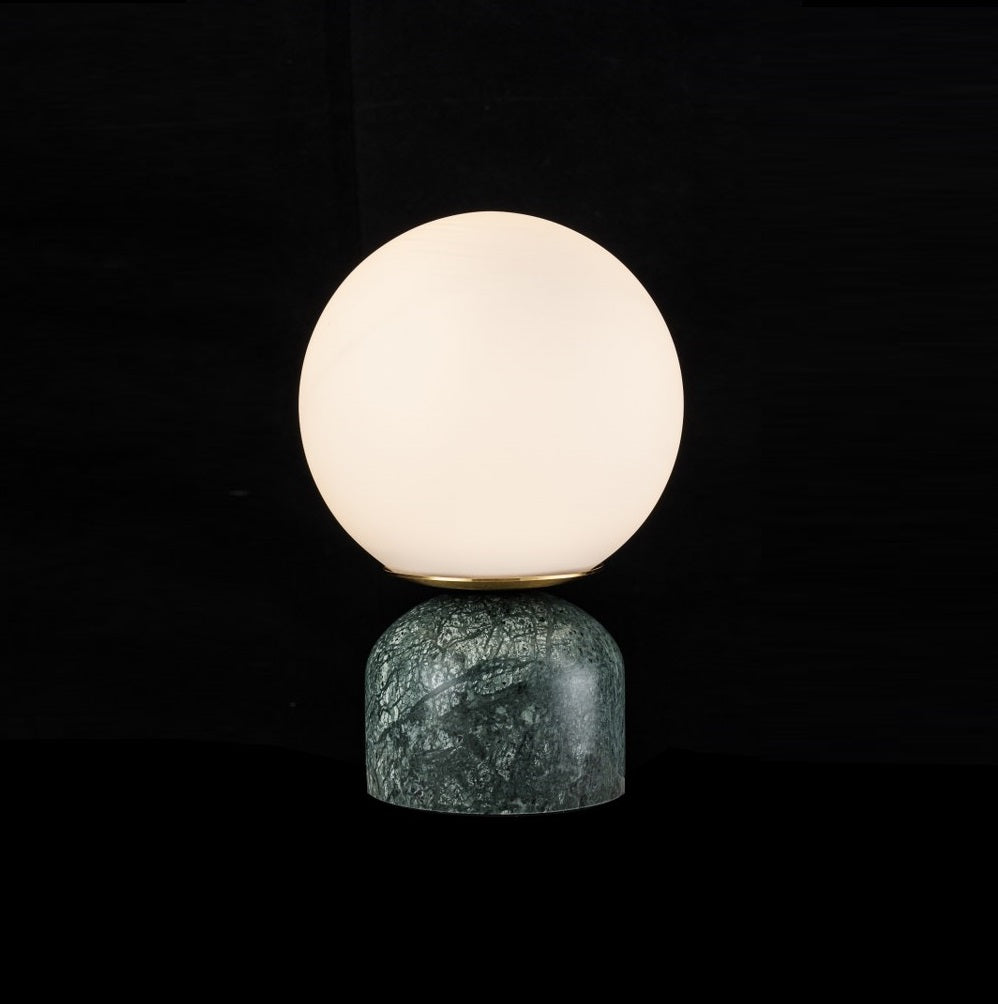 Lampara De Mesa de Marmol Moderna Verde