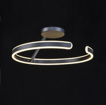 Lámpara de techo LED Arcus Negra | FL6027-C
