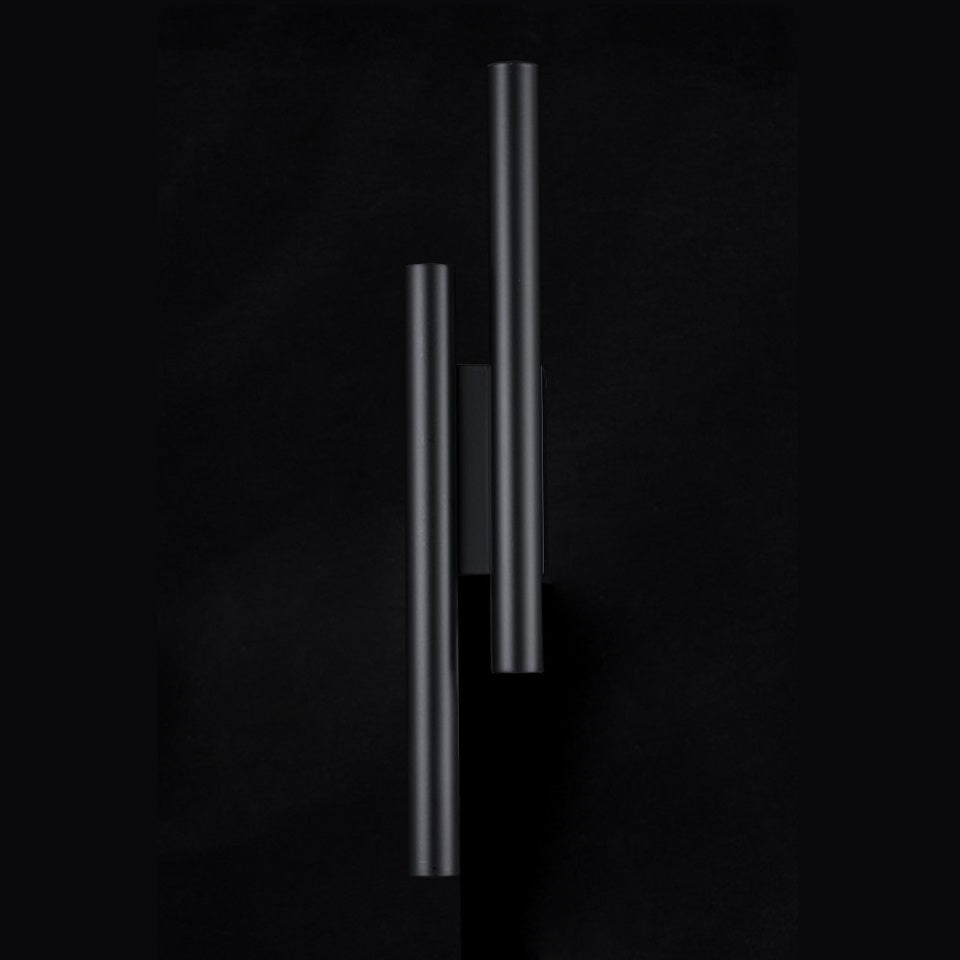 Aplique interior LED 4 bombillas G9 Negro