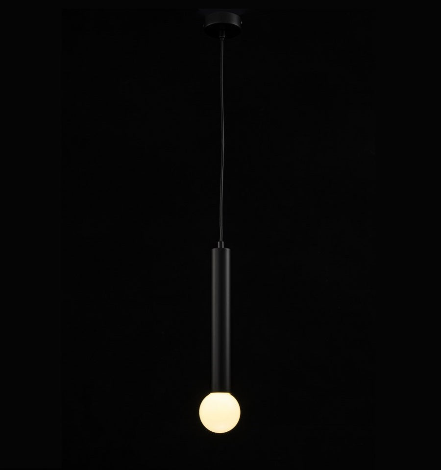 Lampara Colgante tipo foco E27 Negro