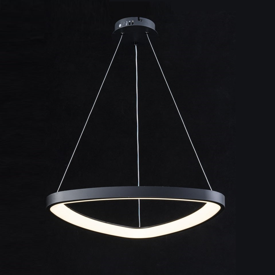 Lámpara Colgante LED Triangular | Negra/Blanca/Dorada CCT | FL6592-D51P