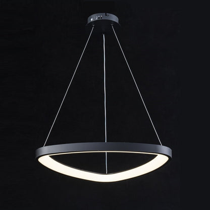Lámpara Colgante LED Triangular | Negra/Blanca/Dorada CCT | FL6592-D51P