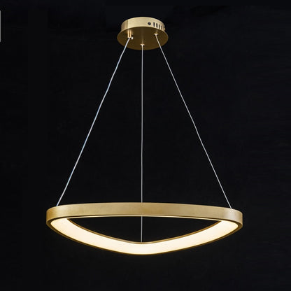 Lámpara Colgante LED Triangular | Negra/Blanca/Dorada CCT | FL6592-D51P