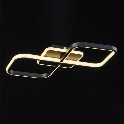 Lámpara de techo LED LOOP Negra | FL6014-C