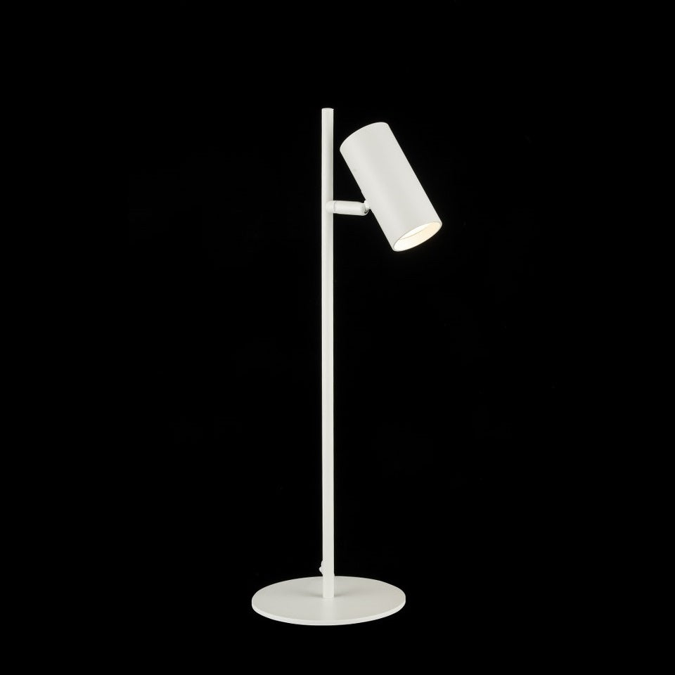 Lampara De Mesa Foco Moderno Blanco